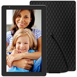 Nixplay Seed 10.1 inch Widescreen Digital WiFi Photo Frame with Alexa Integration and iOS/Android mobile app - Black (W10B)