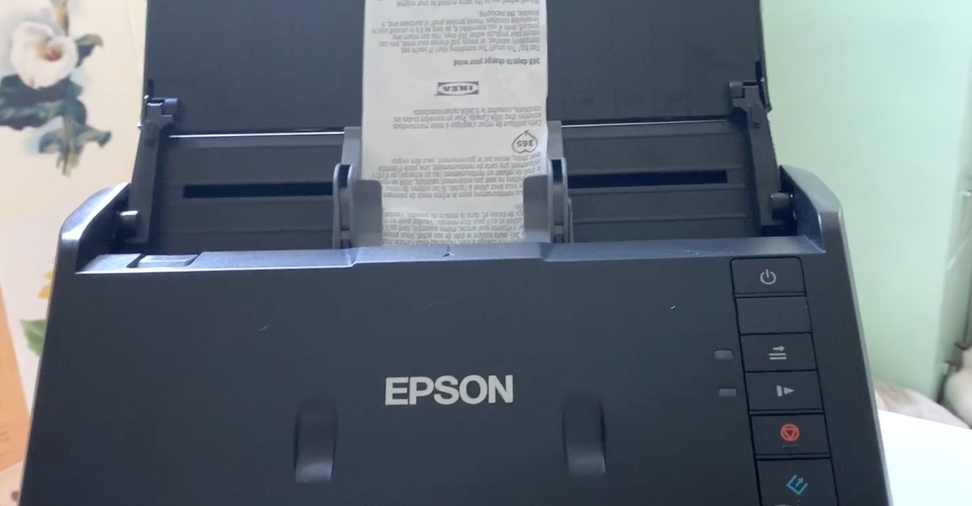 Epson scan receipts
