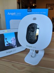 Angelcare Baby Breathing and Video Baby Monitor nursery unit