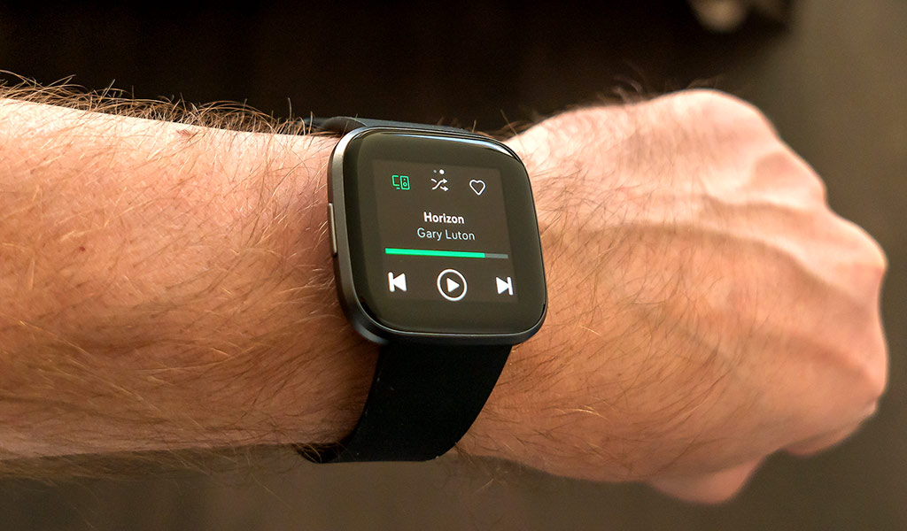 how to play spotify on versa 2