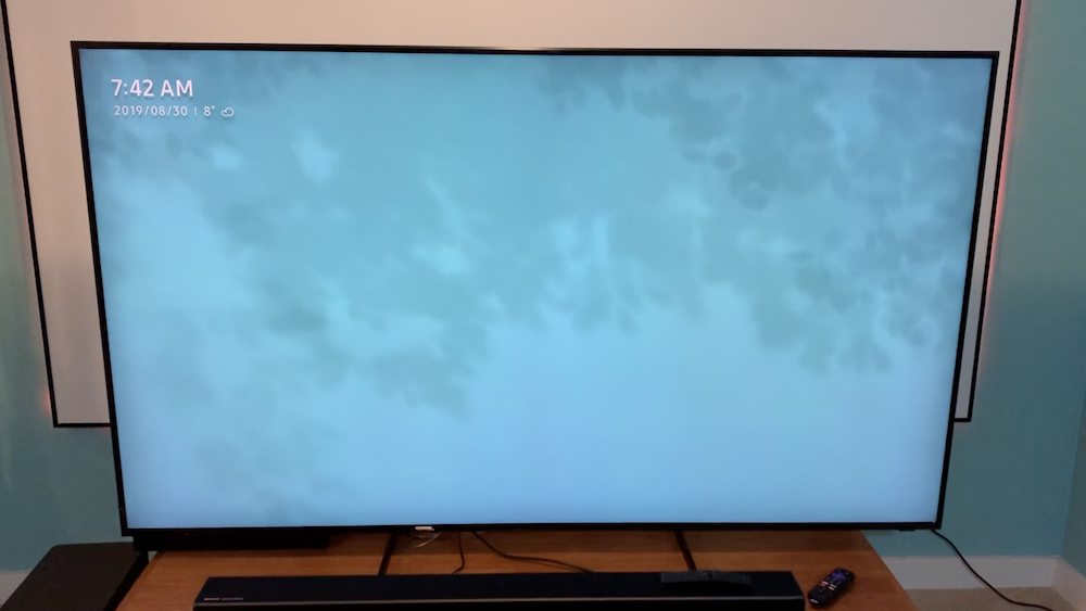 Samsung, 8K, review, Ambient mode