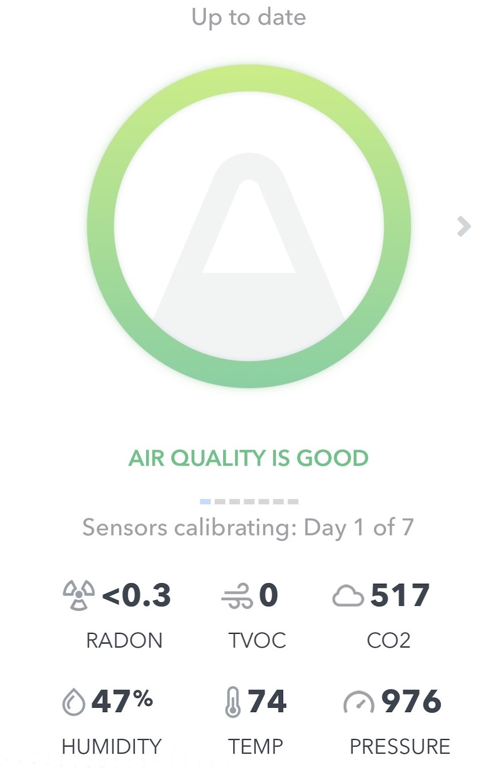 Airthings app