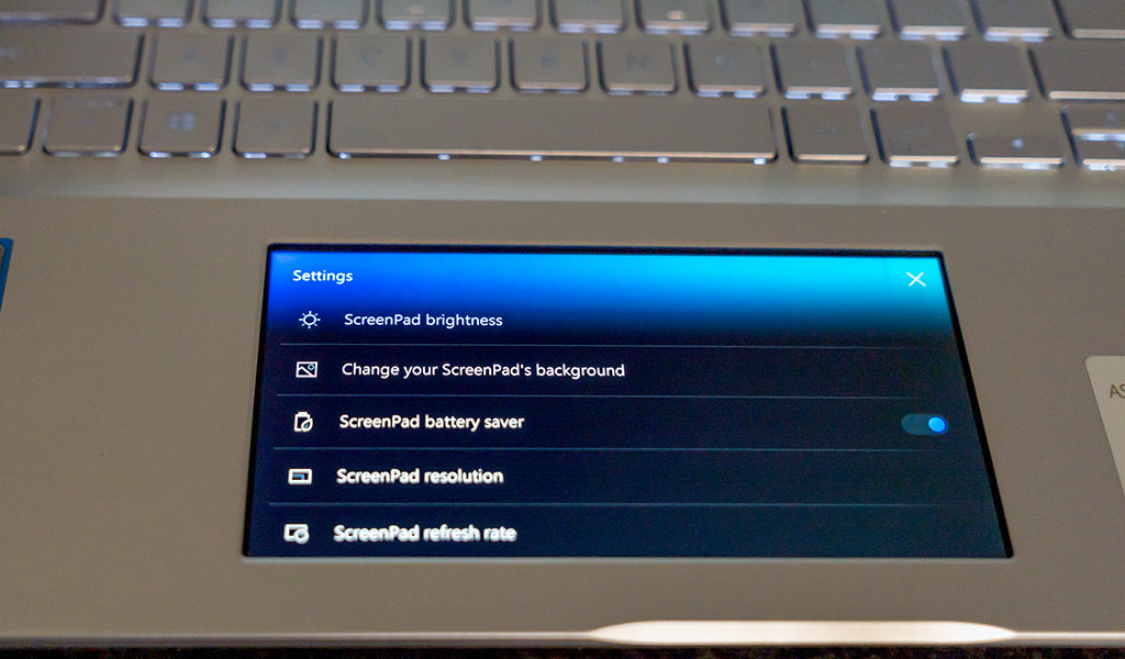 Screenpad 2.0 sur le VivoBook S15 d’ASUS