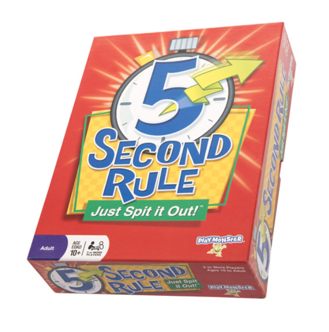 gifts for hostess - 5 second rule game