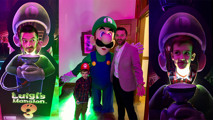 Nintendo Switch Playhouse - Luigi Scared Selfie