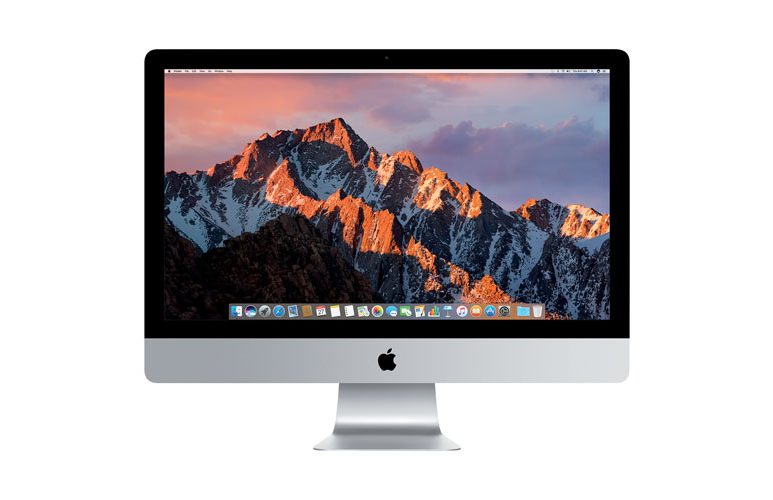 A photo of an Apple iMac