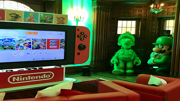 Nintendo Switch Playhouse - Luigi and Giant Switch