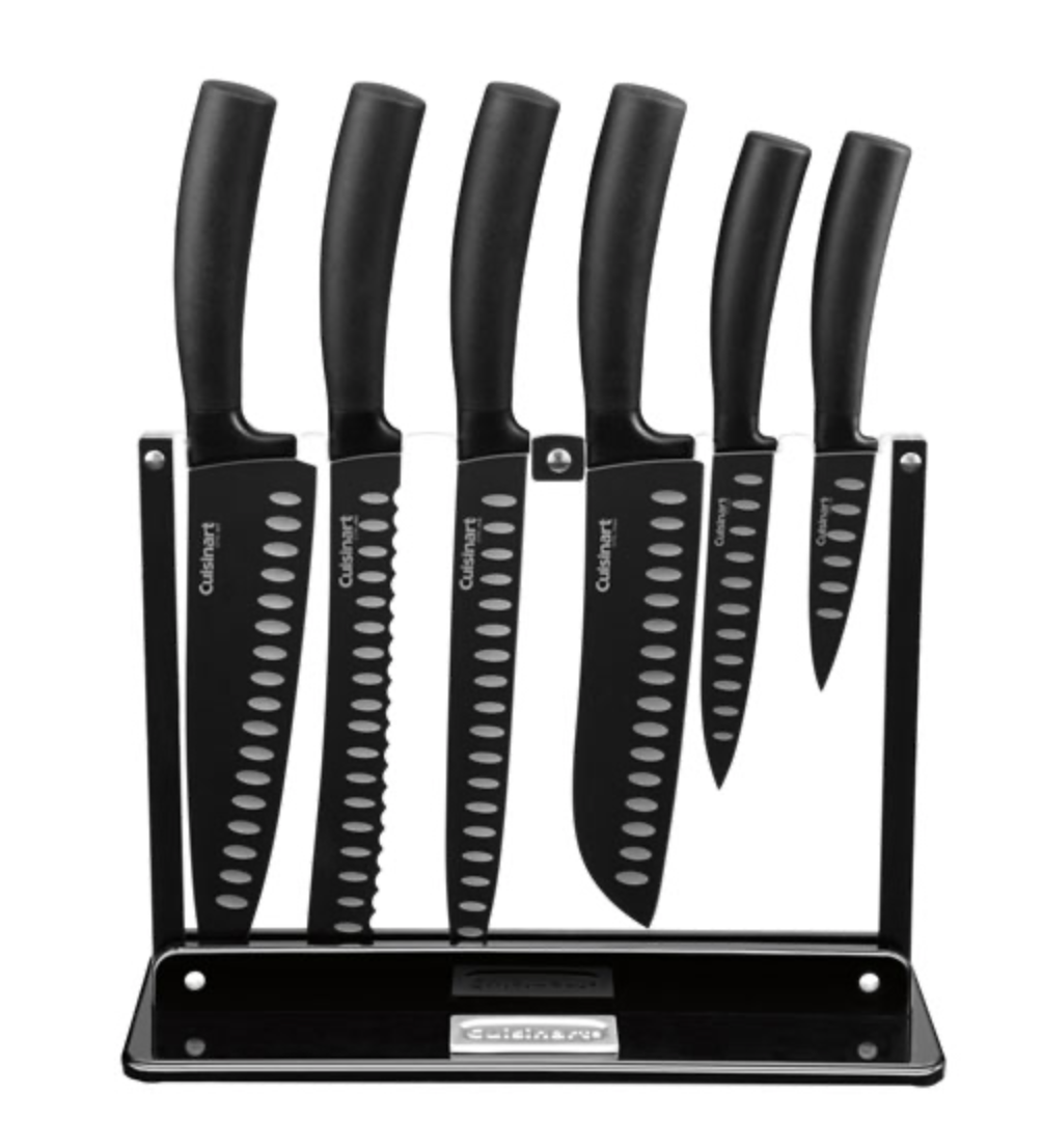 Cuisinart knife set in black