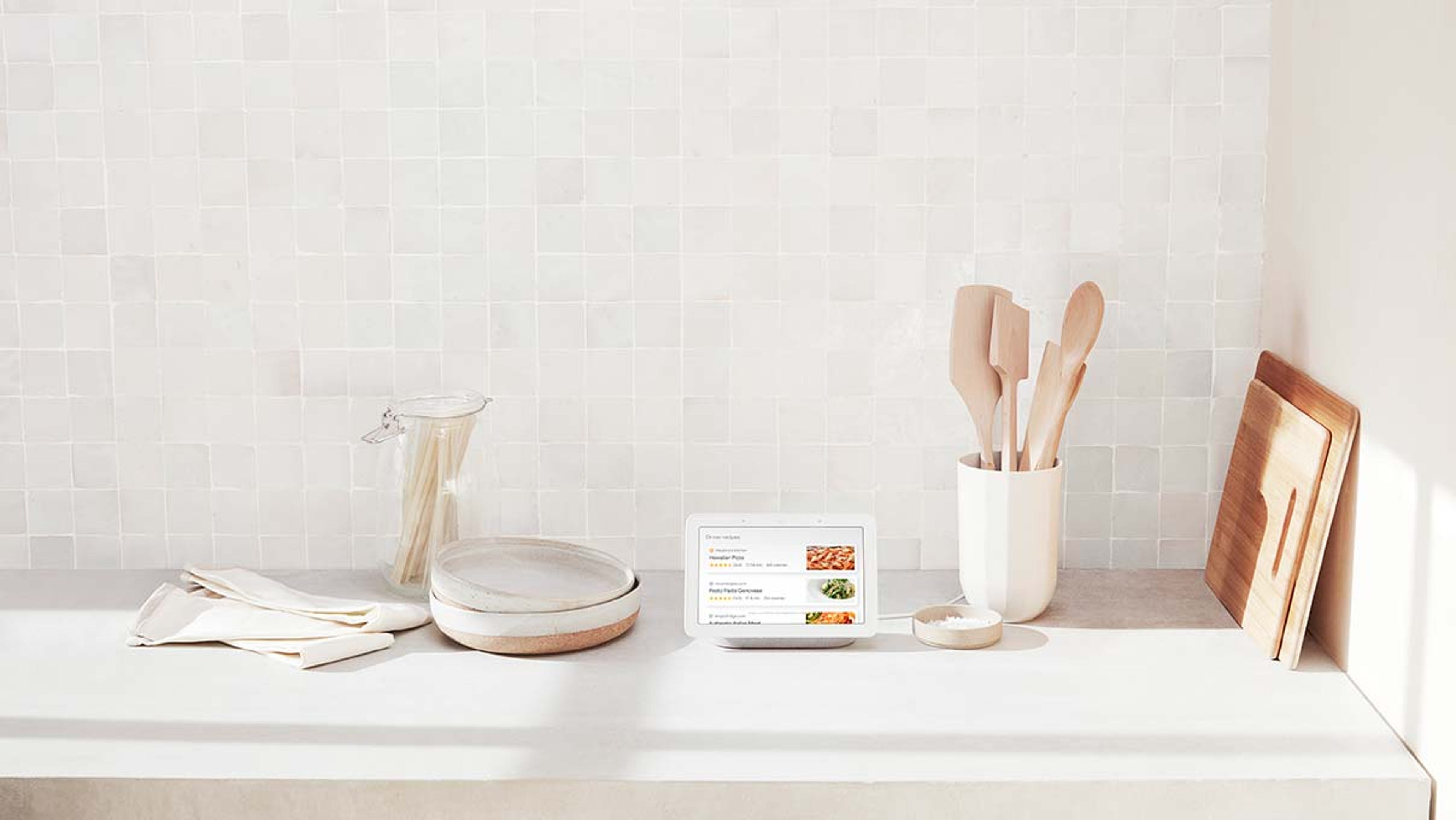 google nest hub kitchen smart display