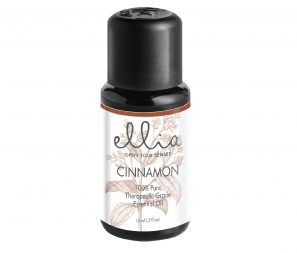image of bottle of Ellia cinnamon essential oil