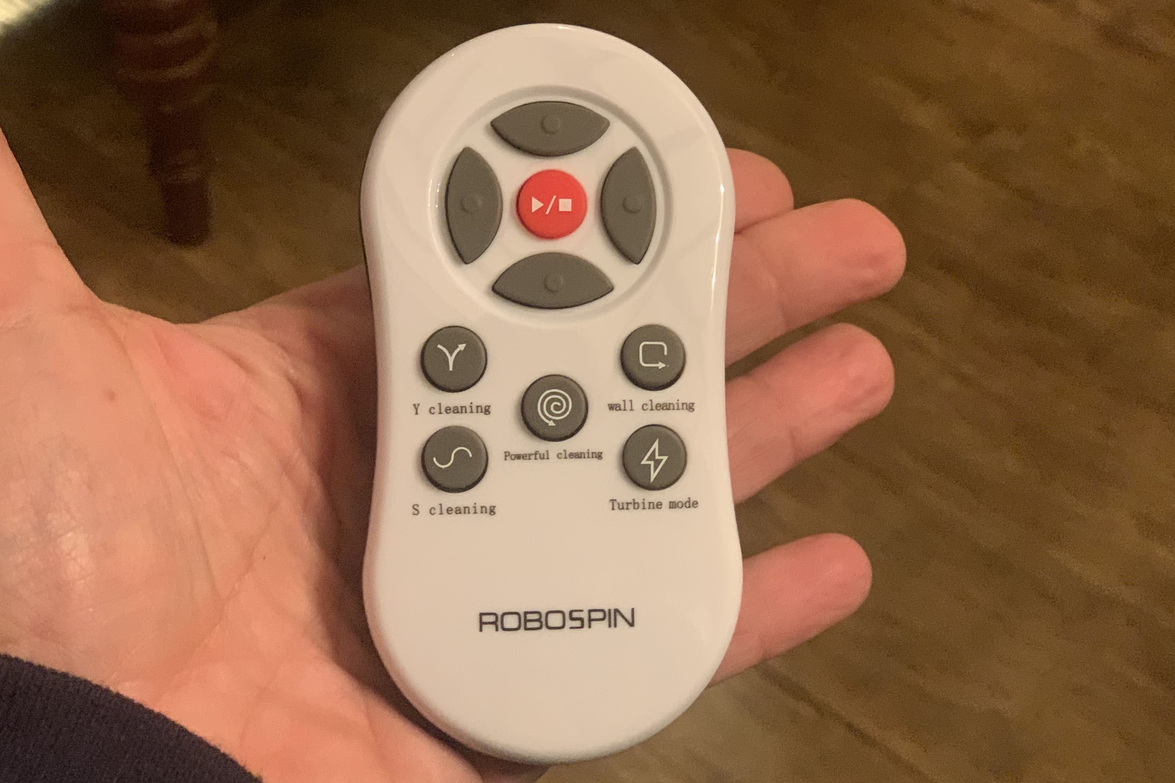 robospin remote control for robot mop