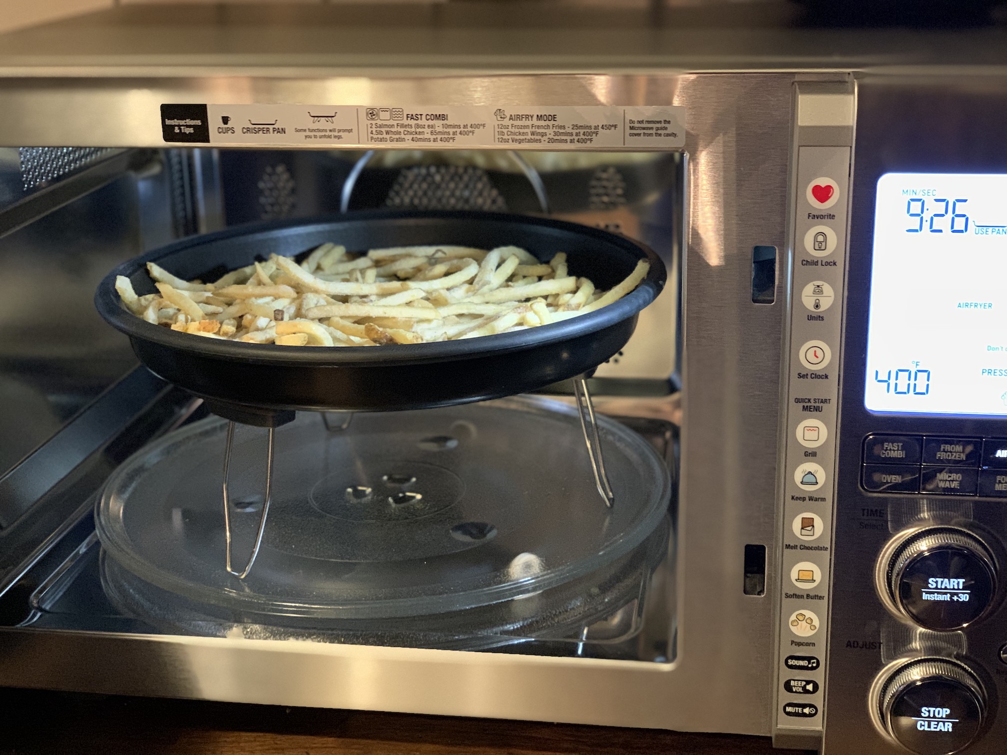 Breville 3-in-1 air fry microwave