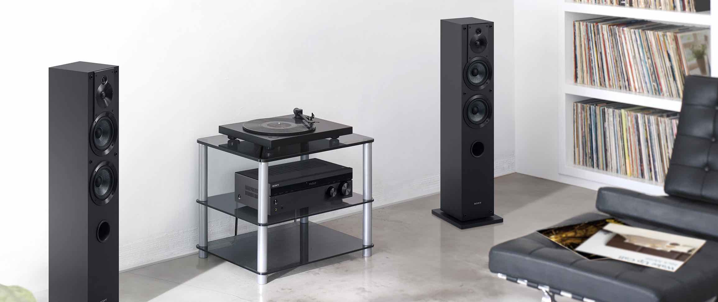 turn table speakers home theatre