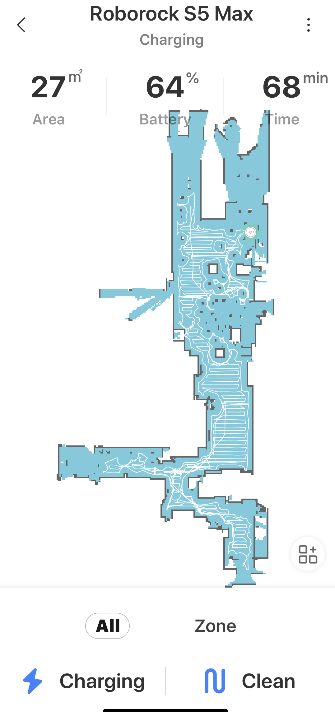 Roborock S5 Max map