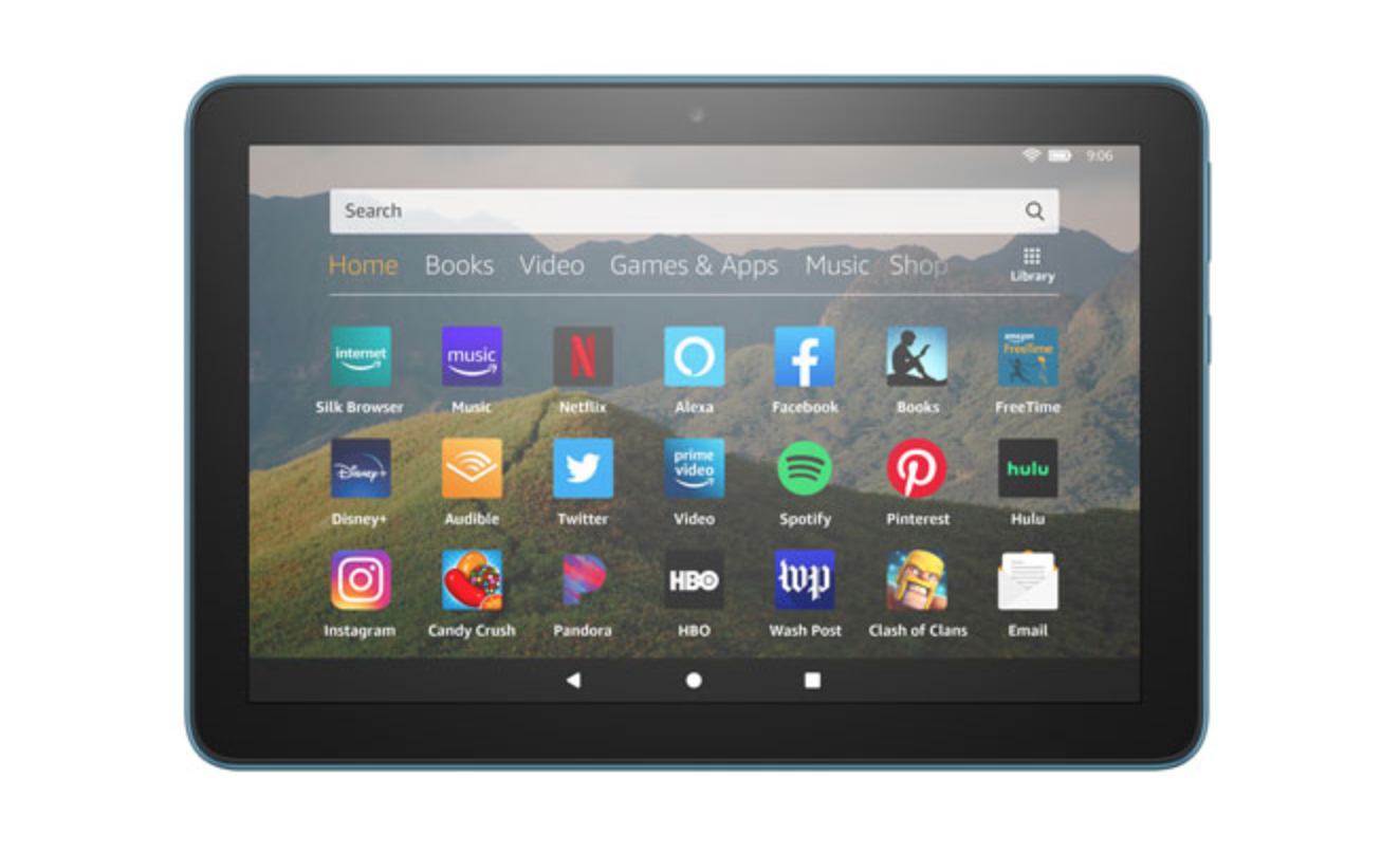 image of the 8" Amazon Fire Tablet