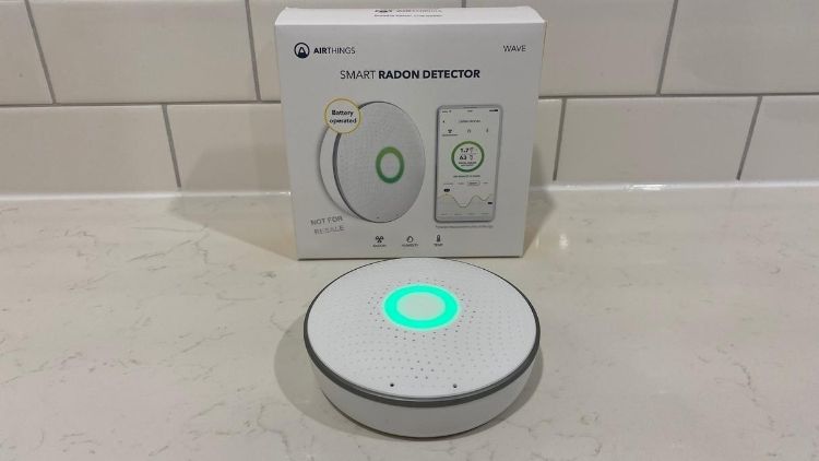 Airthings House Kit Smart Radon Detector Centred