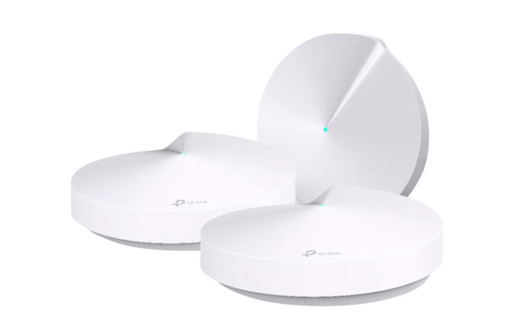 The TP-Link Deco M5 AC1300 3-Pack Whole Home Mesh Wi-Fi 5 System