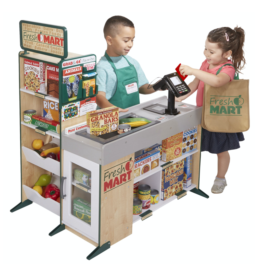 Pretend play grocery store