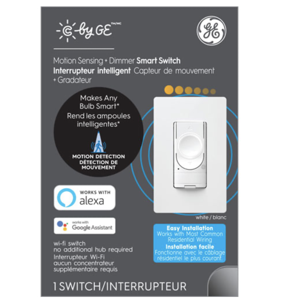 Wi-Fi Smart Dimmer Switch with Motion Sensor