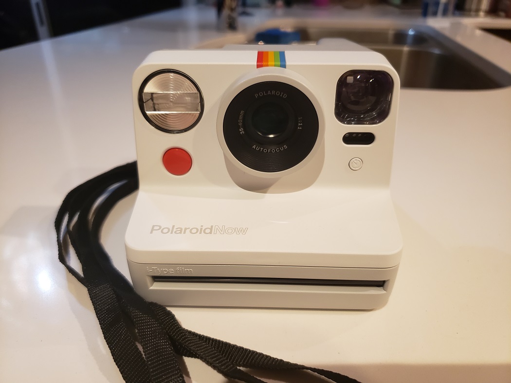 image of the Polaroid Now camera