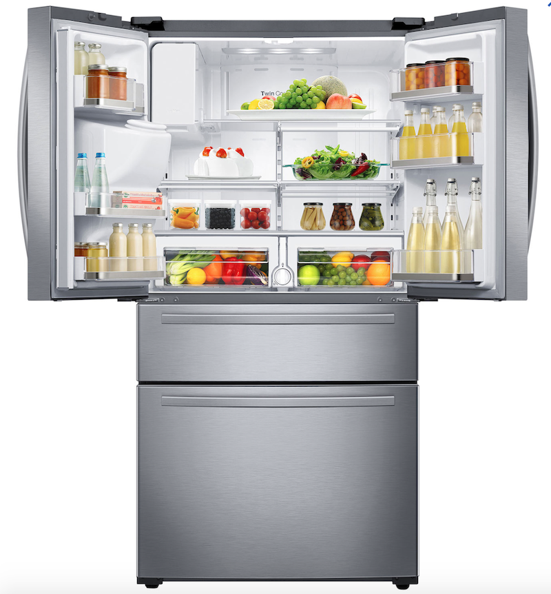Французский пятидверный холодильник Samsung.