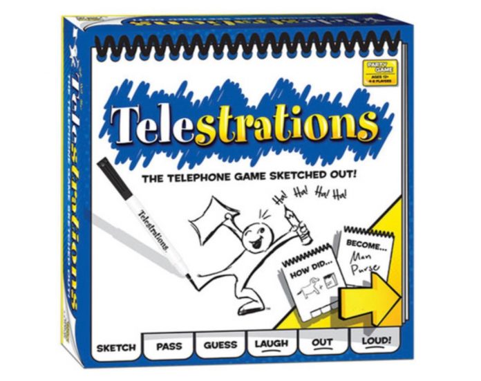 image of the Telestrations board game box