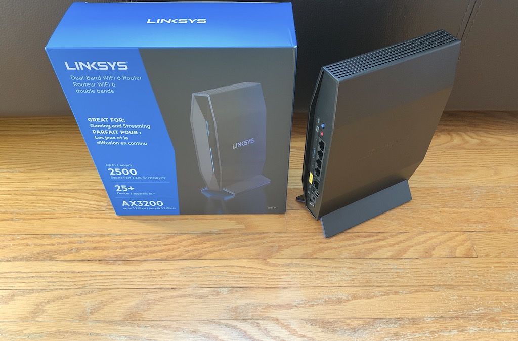 Linksys WiFi 6 AX3200 Router Dual Band Wireless AX Router E8450 Covers 2,500 sq ft 