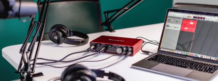 Audio interface for podcasting