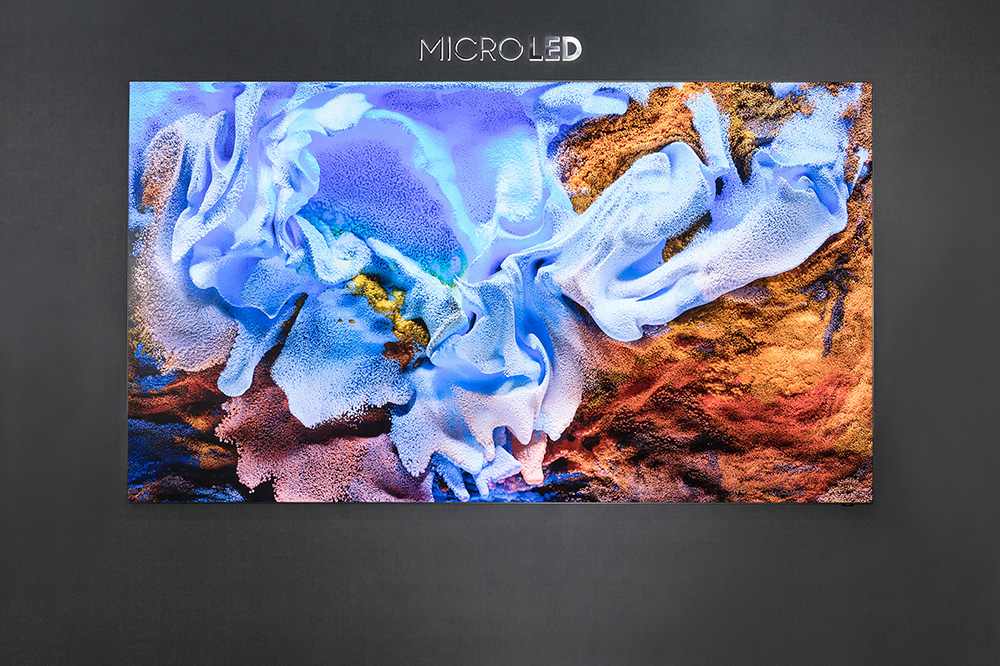 When will microLED TV be available?