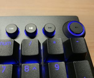 Razer keyboard media controls