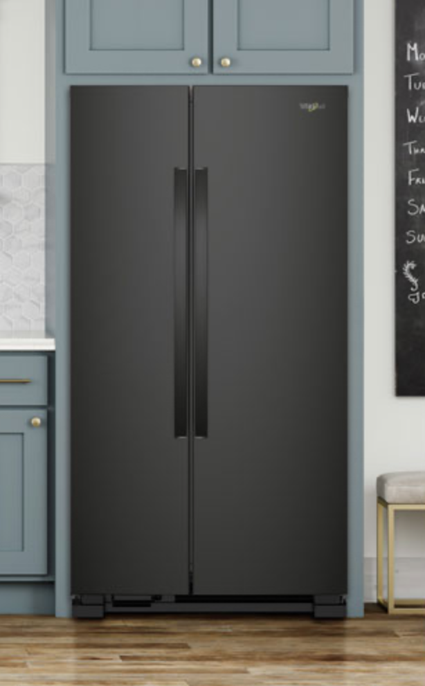 Black matte refrigerator