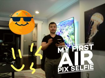 Air Pix camera and editing sample