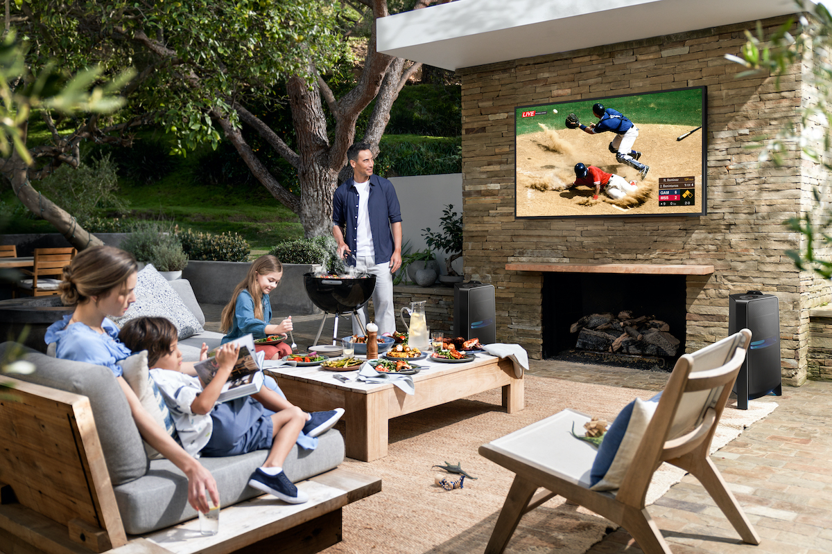 Samsung The Terrace TV lifestyle image