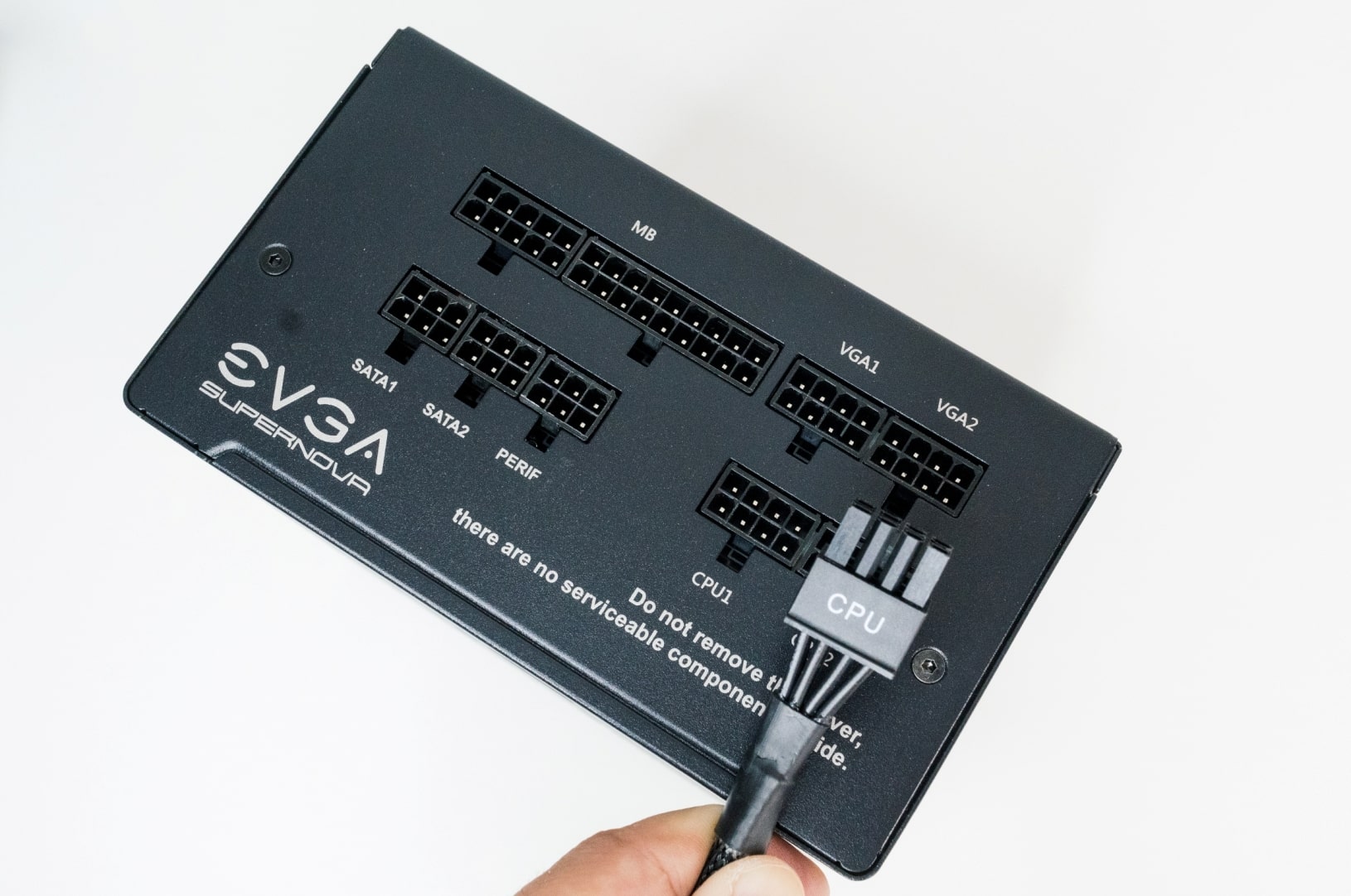 EVGA SuperNOVA 750 GT cable label