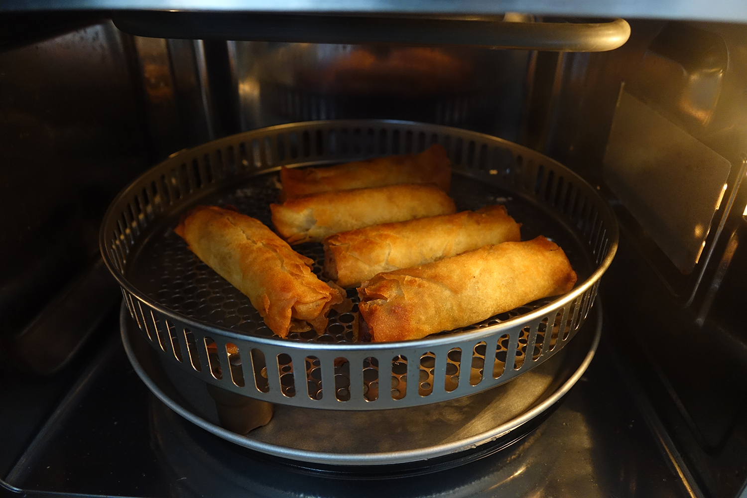 Cuisinart 3-in-1 microwave oven spring rolls