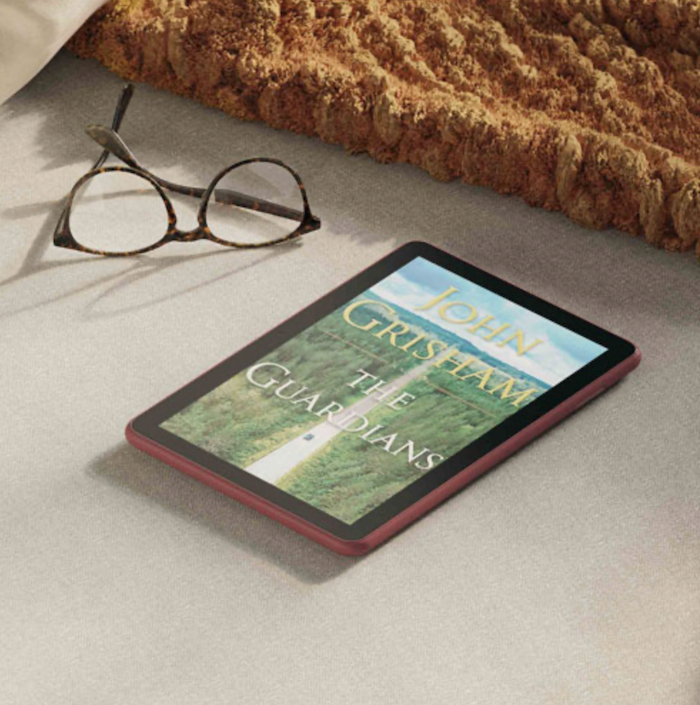 Amazon Fire tablet with ebook