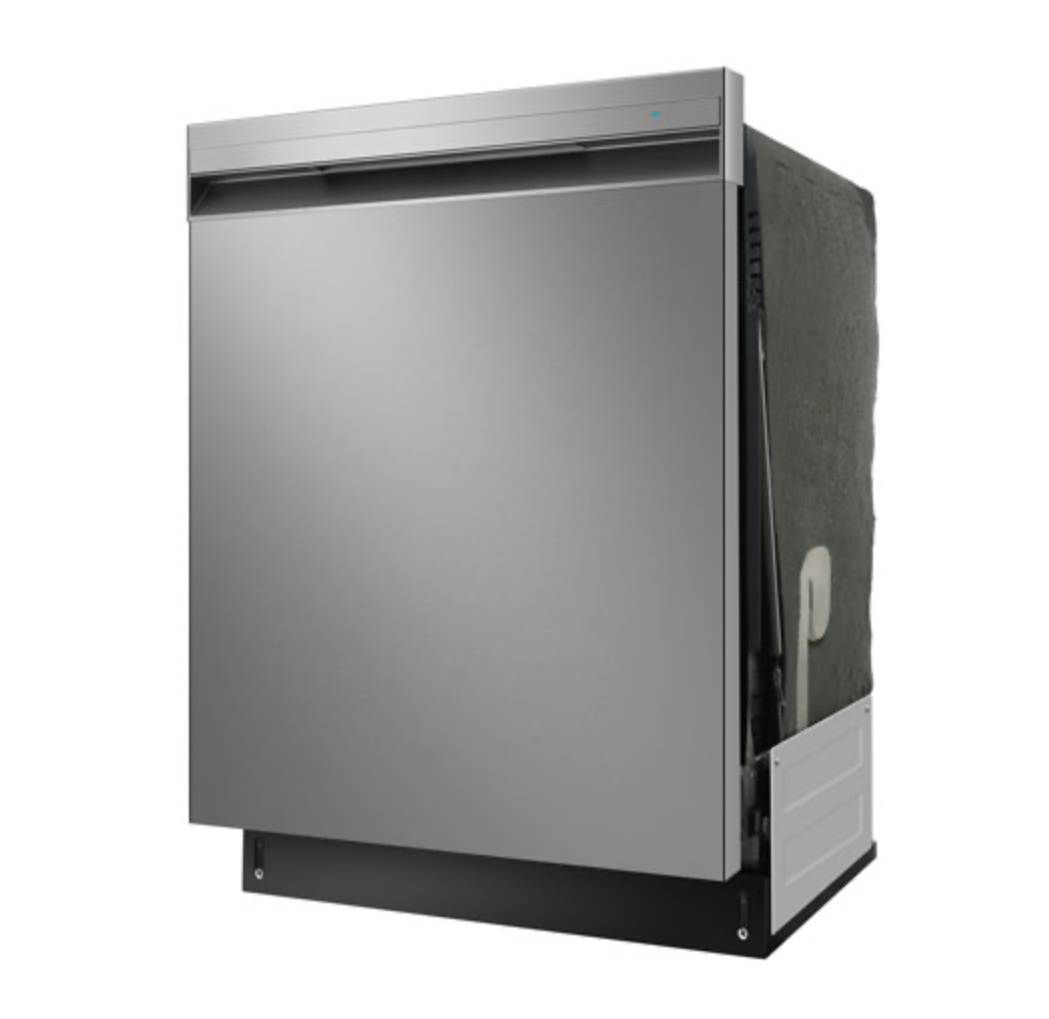 Insignia 24-inch dishwasher side profile.