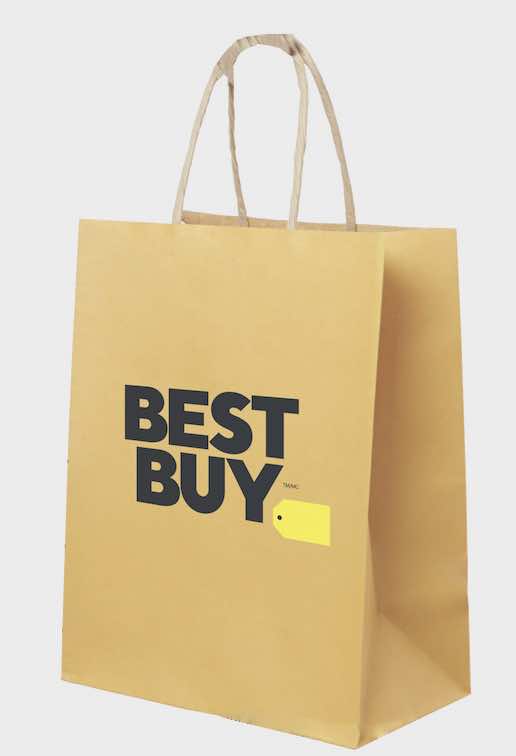 Best Buy paper bags