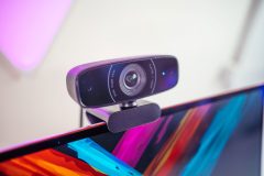 ASUS C3 webcam mounted