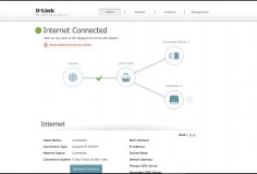 D-Link wi-fi browser controls