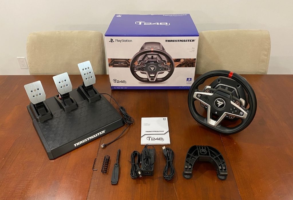 Thrustmaster T248 racing wheel and pedals review