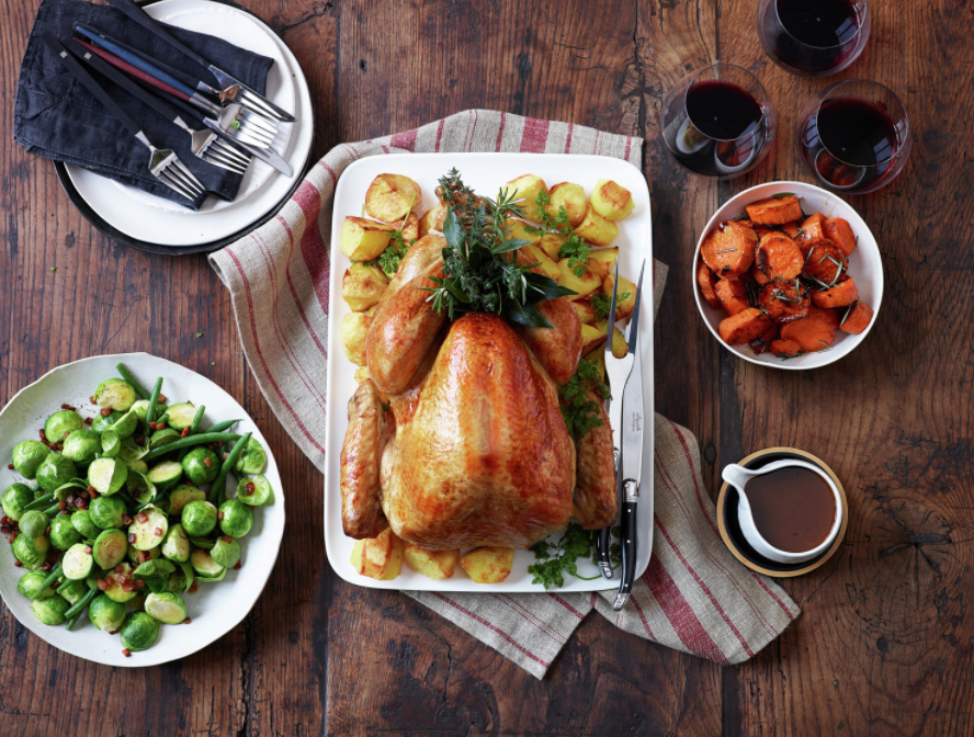 Holiday feast with turkey and all the fixings can be made in a multifunction appliance
