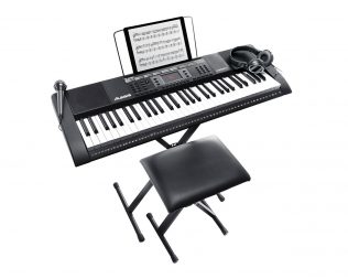Alesis Harmony MKII 61-Key Electric Keyboard with Stand, Bench & Headphones 