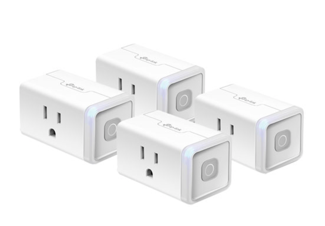Four TP-Link smart plugs.