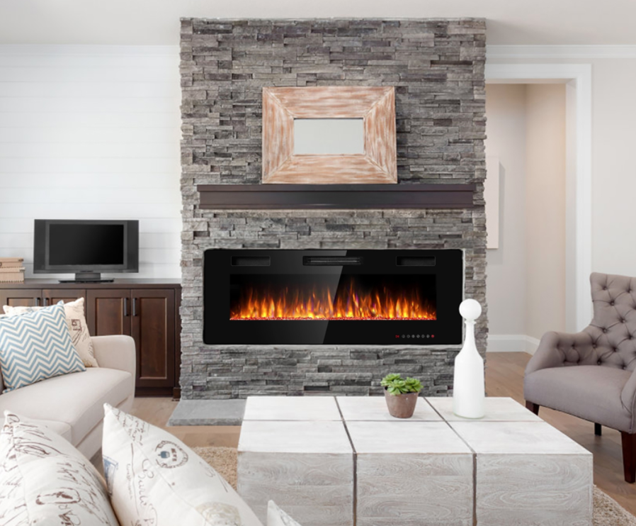 Costway electric fireplace.