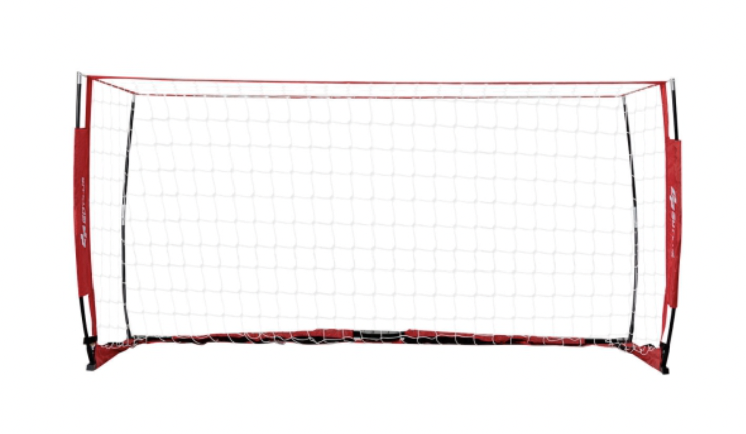 a soccer goal with netting