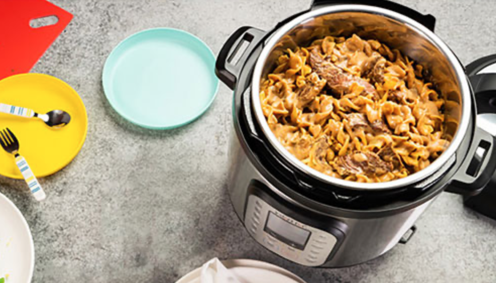 Overhead view of Instant Pot
