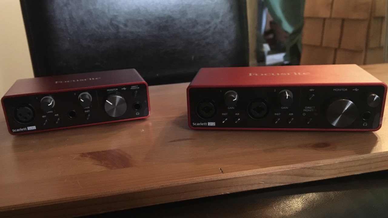 Scarlett SOLO and 2i2 audio interfaces for Singer-Songwriters and Podcasters