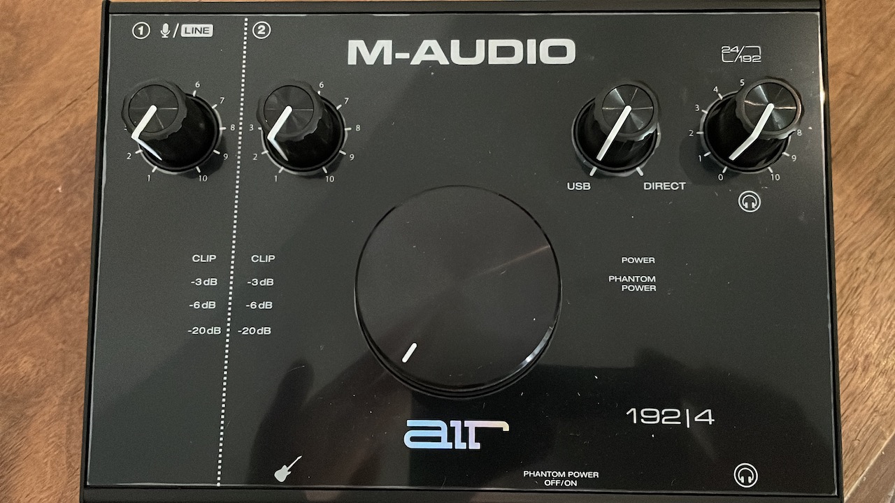 M-Audio AIR 192/4 audio interface, part of the M-Audio Vocal Studio Pro