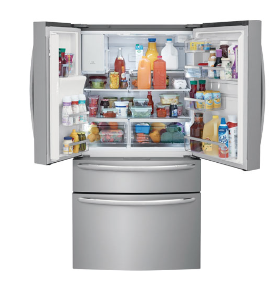 A full Frigidaire refrigerator